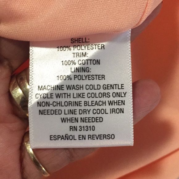 NWT Peach Romper Sz L - Picture 8 of 8